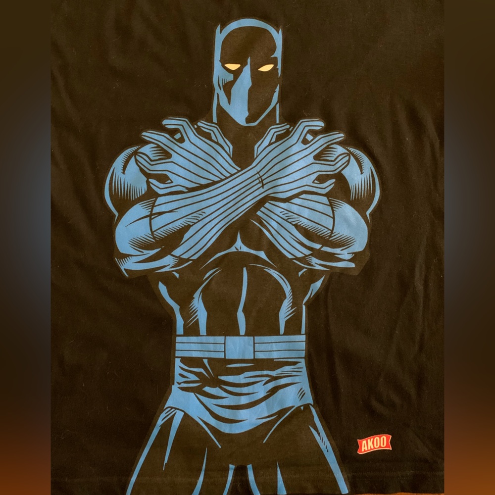 AKOO x Marvel Men’s Size Large Black Panther Short Sleeve T-Shirt - Picture 6 of 8